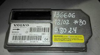 Centralita airbag volvo 0285001254 s80 2.4 136606