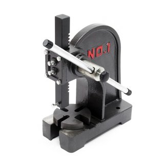 Prensa manual de cremallera de mesa hasta 1 tonela