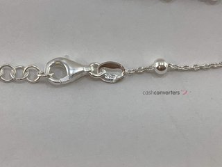 pulsera plata 925mm con piedra con perla