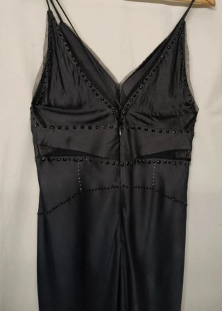 Vestido Zara Negro Edición Limitada Tachuelas