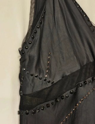 Vestido Zara Negro Edición Limitada Tachuelas