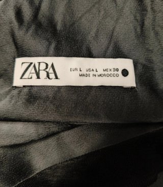 Vestido Zara Negro Edición Limitada Tachuelas
