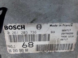 666362 centralita motor 9620398980 citroen saxo