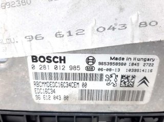 1049376 centralita motor uce 9661204380 citroen c4