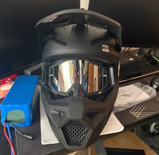 Casco FOX V1 con Gafas