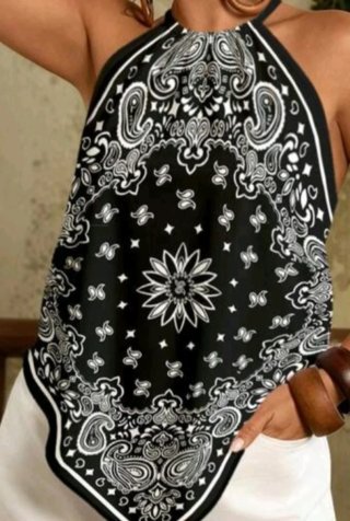 Top estilo pañuelo bandana 3XL