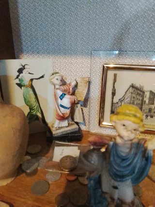 Statuette Fontanini...stile Roma antica