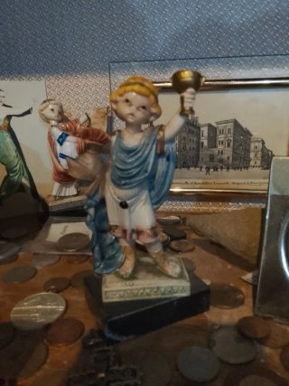 Statuette Fontanini...stile Roma antica