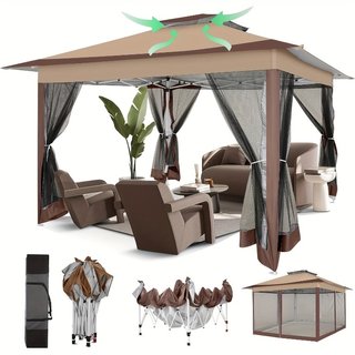 Tienda plegable 3x3m, gazebo para fiestas con pare
