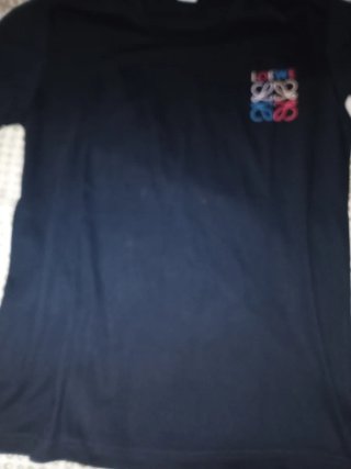 Camiseta Loewe Negra Multicolor, marca de lujo