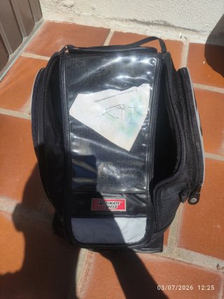 Bolsa depósito moto con iman