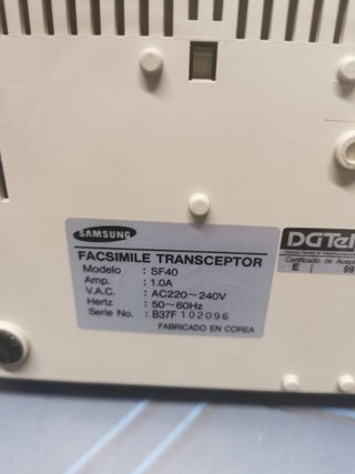Fax domestico Samsung, modello SF40