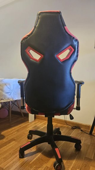 Silla Gamer/Escritorio Roja y Negra