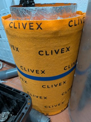 Filtro Carbón Clivex Ø250mm 3500m³/h