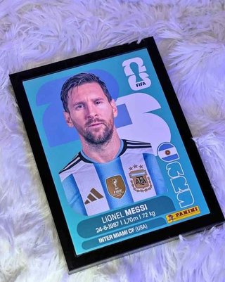 Cuadro Decorativo Lionel Messi FIFA Panini