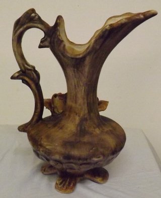 Caraffa vintage Capodimonte floreale