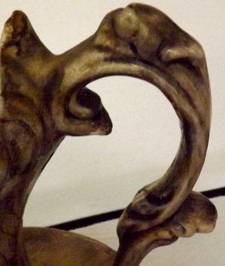 Caraffa vintage Capodimonte floreale