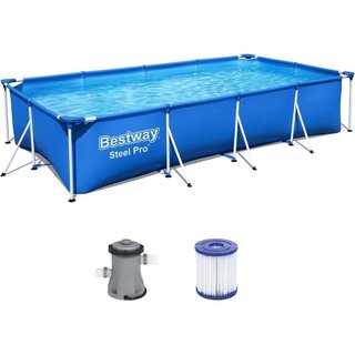 56424 Piscina Elevada Steel PRO de 400 x 211 x 81
