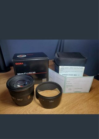 Sigma 50mm f/1.4 EX DG HSM para Canon EF