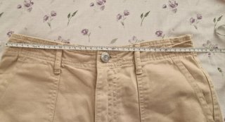 Pantaloni cargo Zara beige