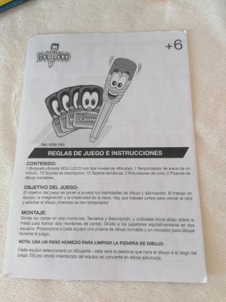 Boli Loco Tembloroso Juego Dibujo Adivinanzas