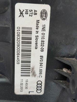 Faro antiniebla audi 8v0941699cp a3 (8v) 1147051