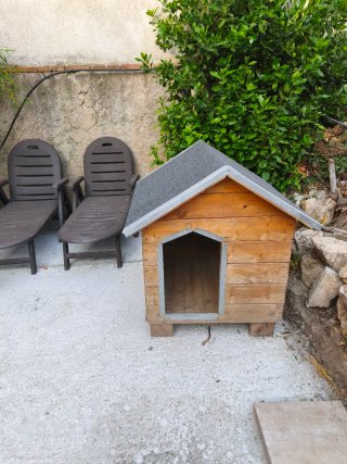 Caseta para perro madera XL