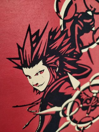 Camiseta negra Axel Kingdom Hearts.