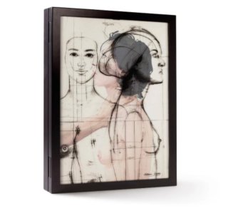 Libro de artista Cuerpos y Flores de Antonio López