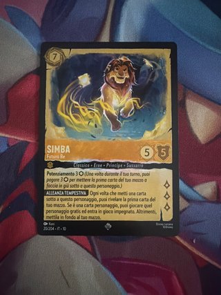 Simba Futuro Re - Carta Disney Lorcana