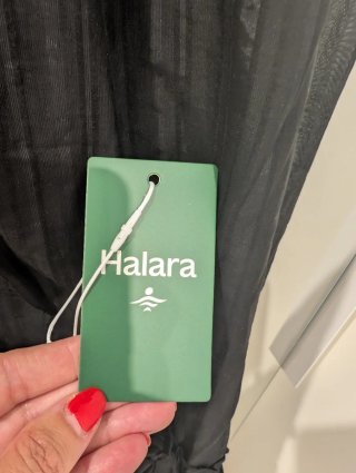 Falda larga Harala negra nueva