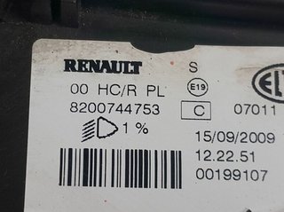 Faro izquierdo dacia 8200744753 logan mcv 1166887