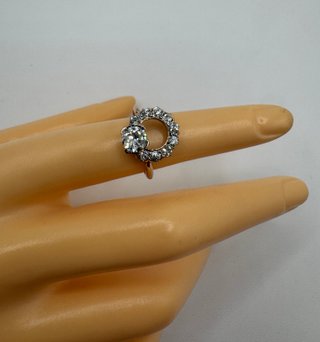 Anillo de oro 18 kt con diamantes