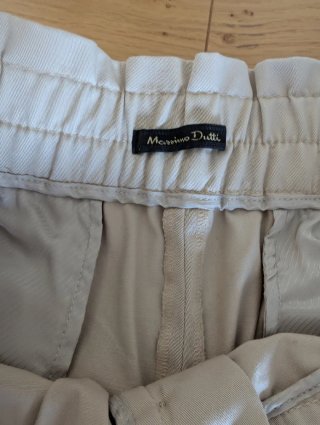 Pantalón Massimo Dutti Beige