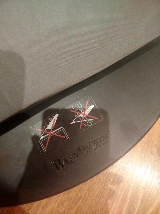 Hamaca Bebé BabyBjörn funda color gris a estrenar