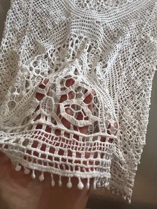 Copricostume in cotone– Bianco – Taglia S/M
