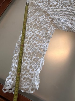Copricostume in cotone– Bianco – Taglia S/M
