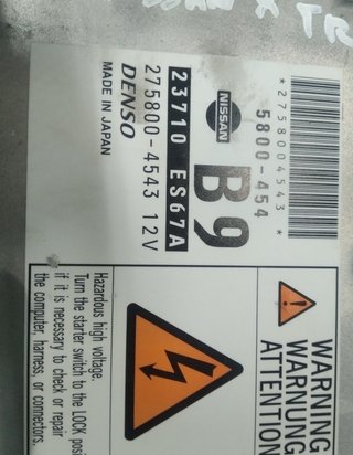 416434 centralita motor 2758004543 nissan x-trail