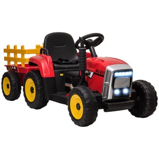 Tractor Eléctrico para Niños de 3 a 6 Años con Rem