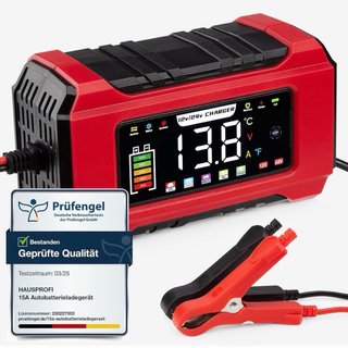Cargador Baterías Coche 12V/24V Hausprofi