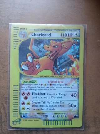 Carta Pokemon Charizard Crystal Type 146/144