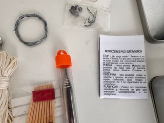 Kit Supervivencia Fuego Caza Pesca