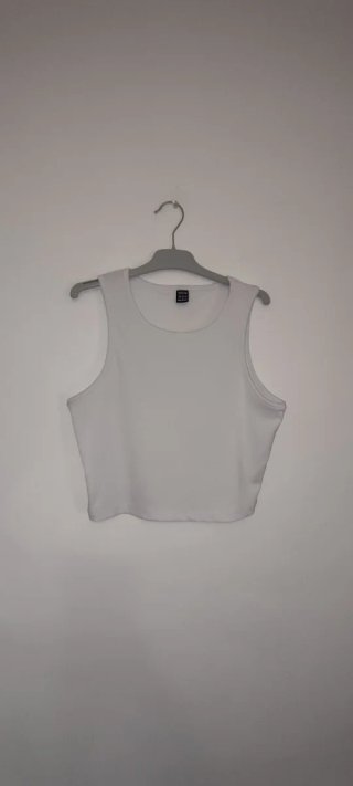 Top blanco talla M sin estrenar