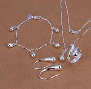 Conjunto Joyería Plata Ley 925