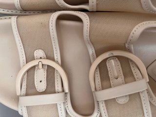 Sandalias Zara Malla Beige Talla 37