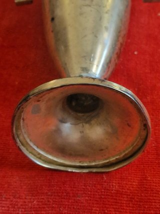 Coppa metallo argentato anni '20 H. Cm. 21