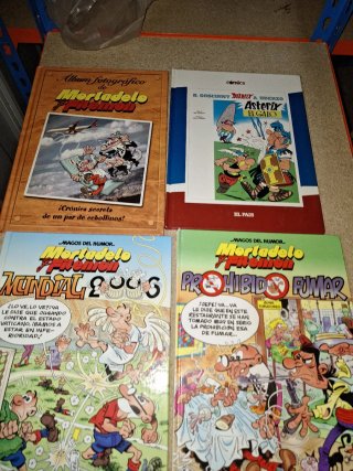 Lote 6 Cómics Mortadelo y Filemón Tapa Dura