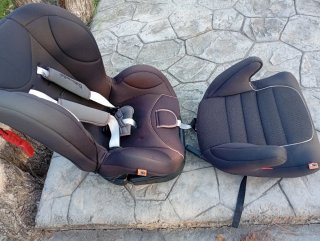 Silla de coche y alzador