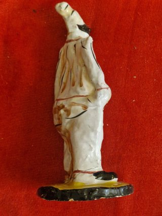 Statuetta Pulcinella in ceramica