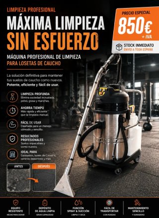 Aspiratore Professionale per Pulizia Gomma